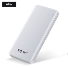Load image into Gallery viewer, TOPK 10000mAh Power Bank 18W USB Type C External Batteries